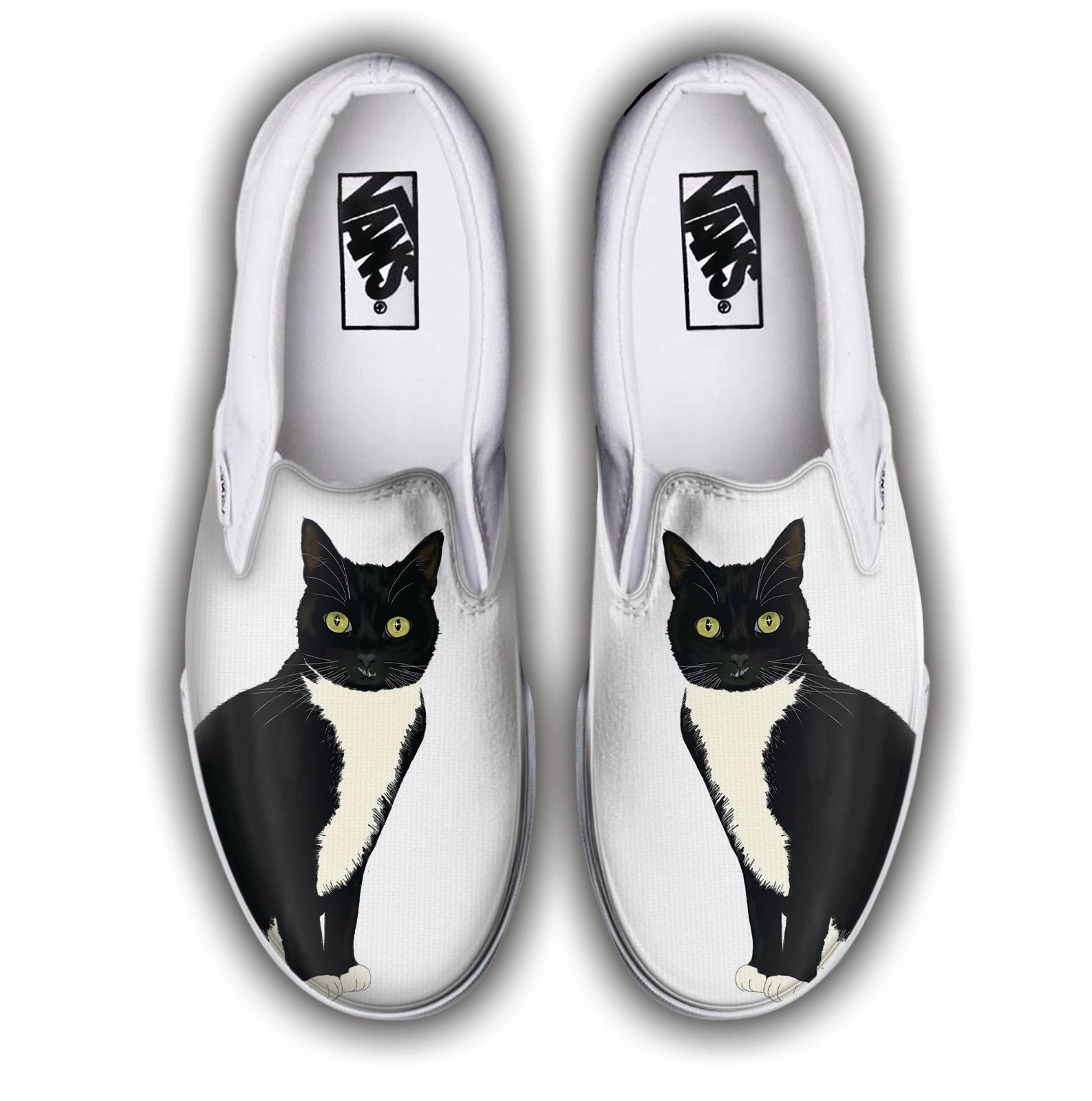 Hot Day Magic Mood Baggins Original Slip-On Tuxedo Cat