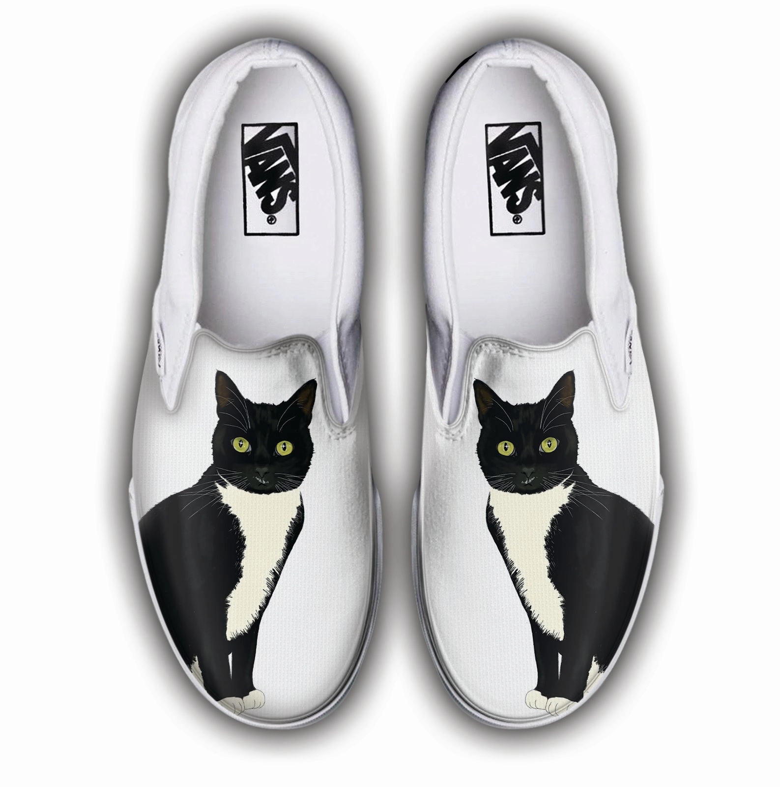 Hot Day Magic Mood Baggins Original Slip-On Tuxedo Cat