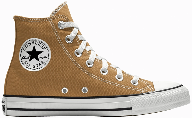 Converse Chuck Taylor All Star Hi Top Amber Brew/White/Black Fur Trim