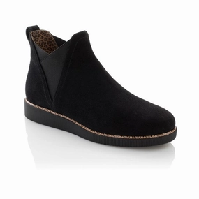 Beautifeel Women's Dawn Bootie Black Seude Daytime Wear