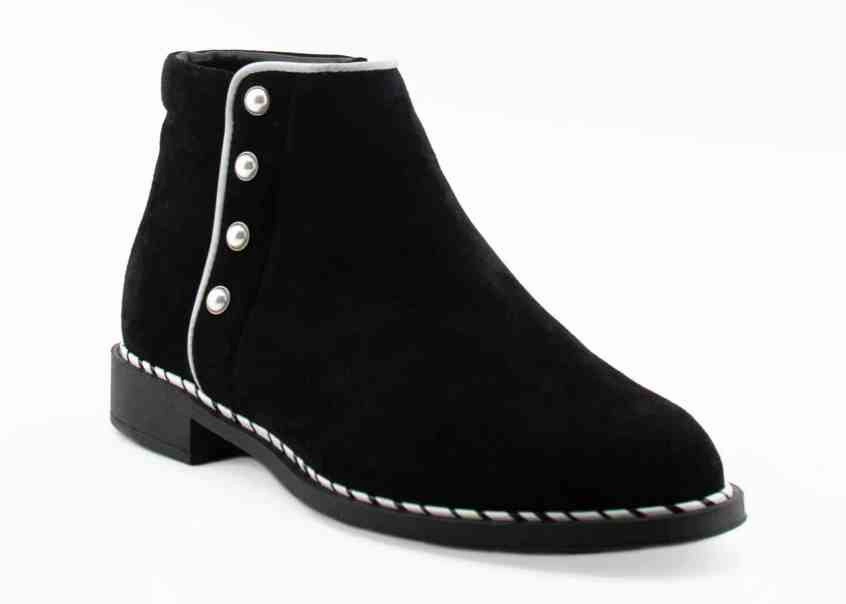 Waterproof Protection Beautifeel Women's Marlowe Black Seude with White Combi