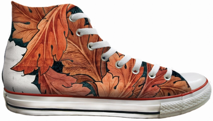 Secure Baggins Original Hi Top Morris Acanthus Leaves