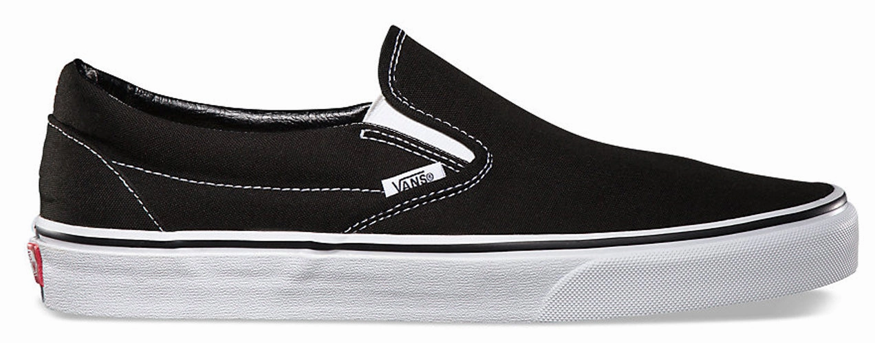 Vans Classic Slip-On Black Flexibility