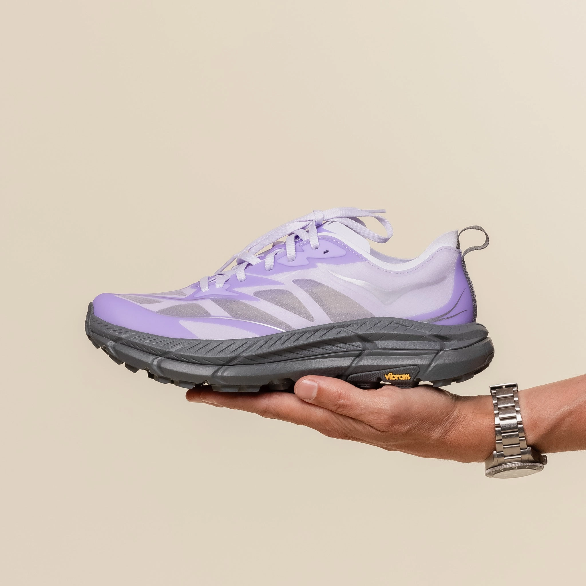 PullTabs Ankle Lock Hoka - Mafate Speed 4 Lite - Starlight Glow / Aster Flower