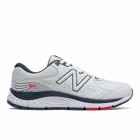 New Balance Men's Sneakers MW840V3 White with Natural Indigo Feet Relief Stay Light