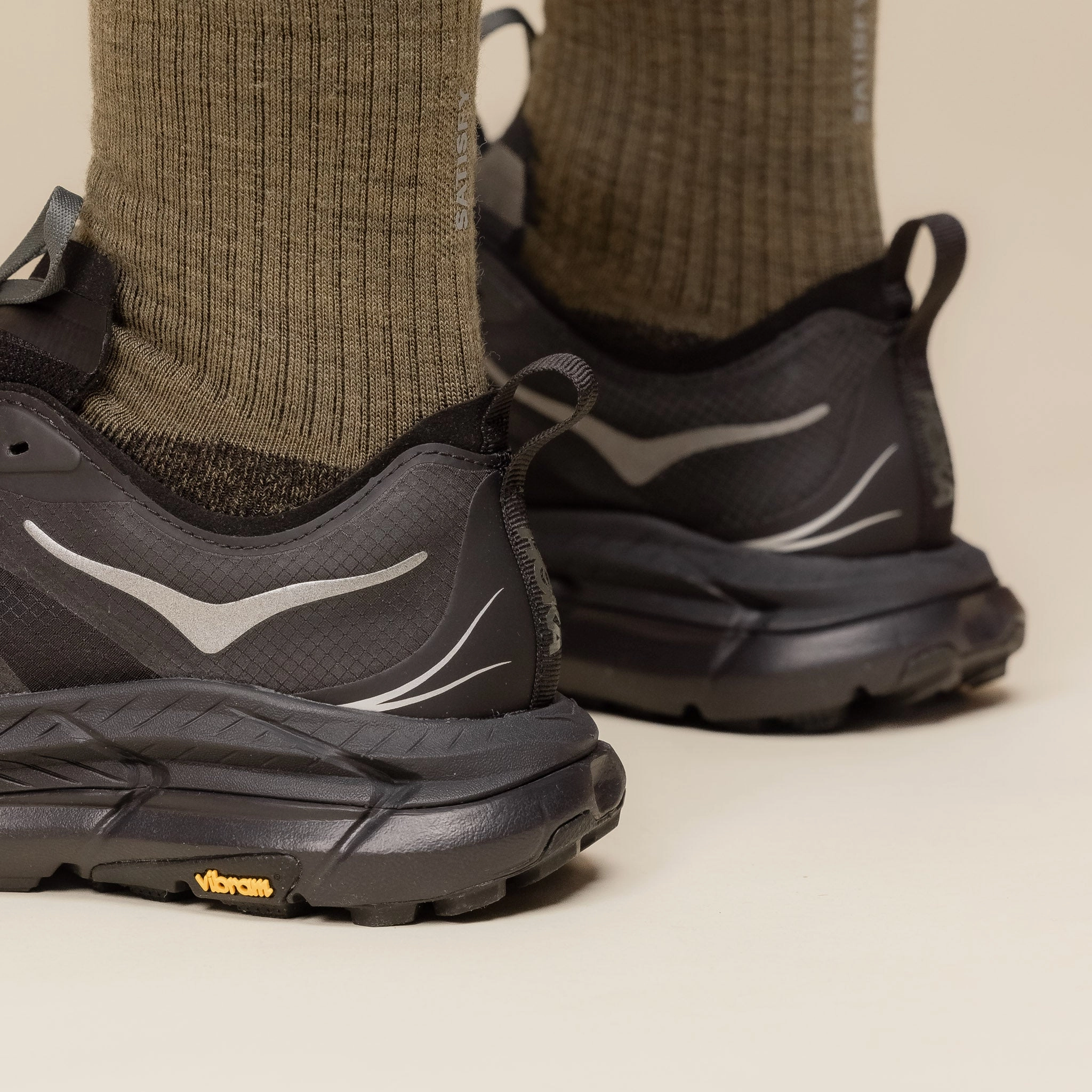 Synthetic Hoka - Mafate Speed 4 Lite - Black / Outer Orbit