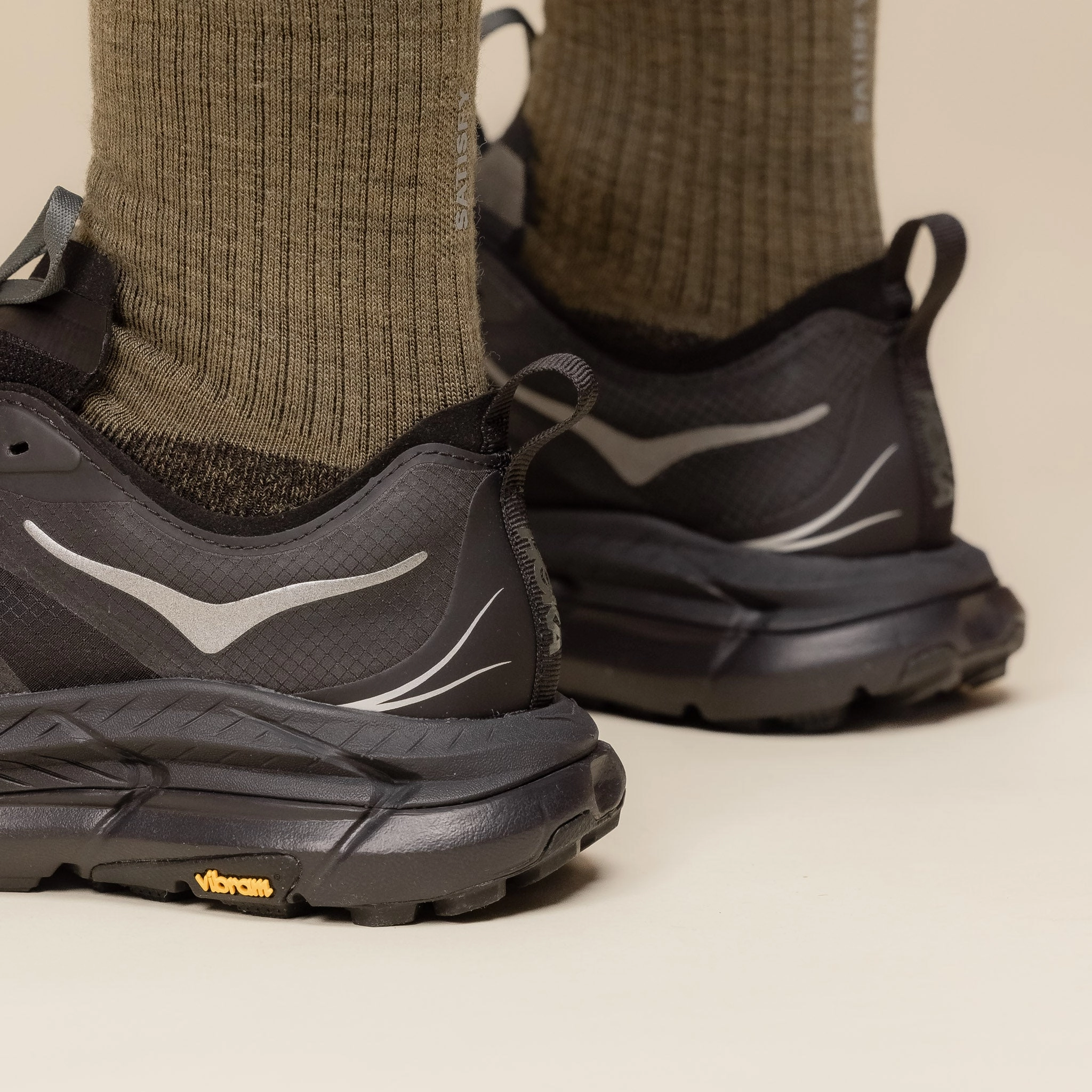 Synthetic Hoka - Mafate Speed 4 Lite - Black / Outer Orbit