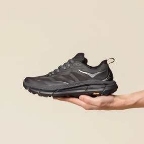 Hoka - Mafate Speed 4 Lite - Black / Outer Orbit energy - returning shoes