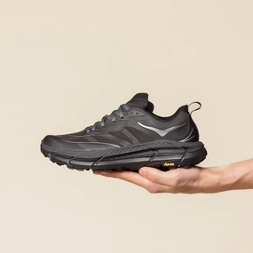 Hoka - Mafate Speed 4 Lite - Black / Outer Orbit energy - returning shoes