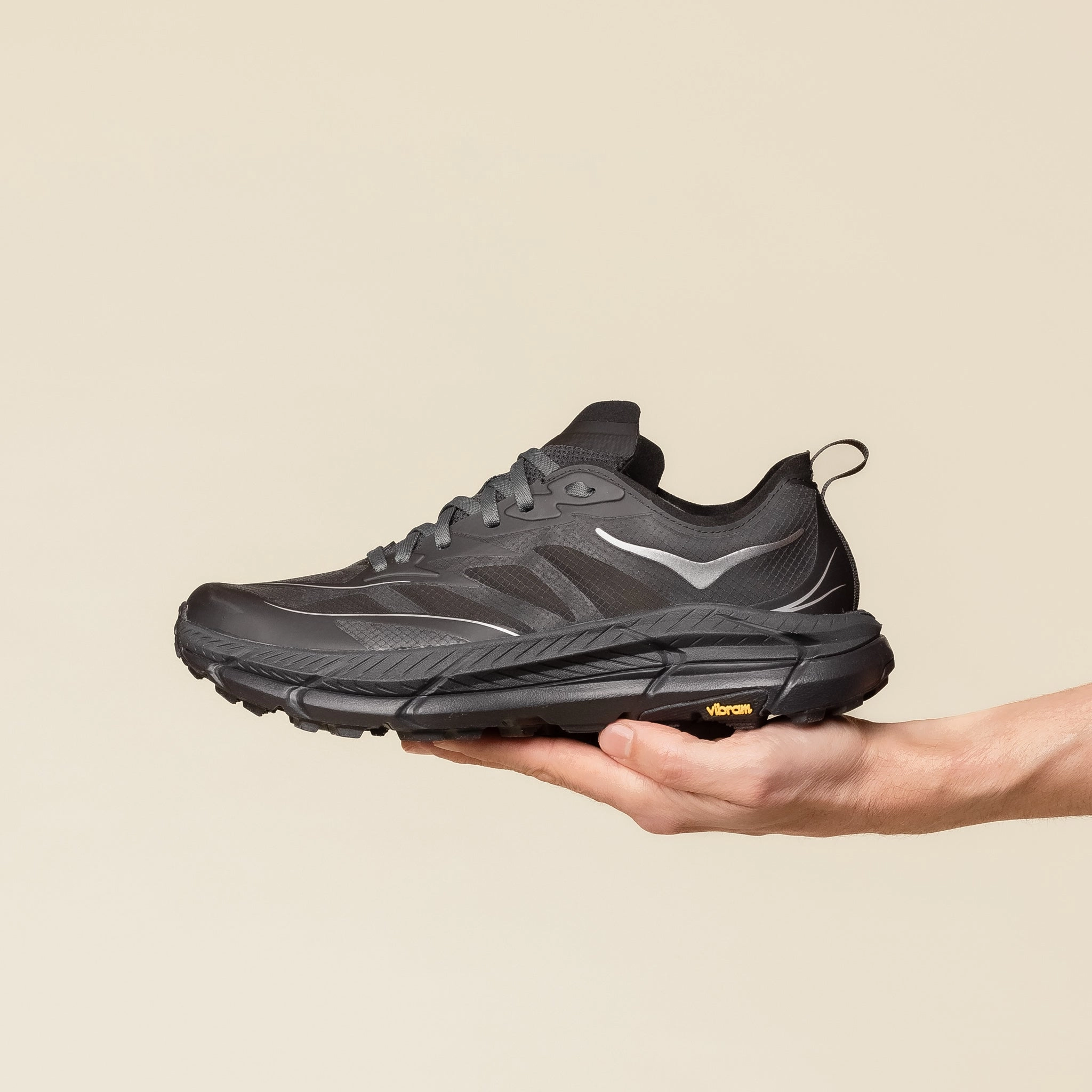 Hoka - Mafate Speed 4 Lite - Black / Outer Orbit energy - returning shoes