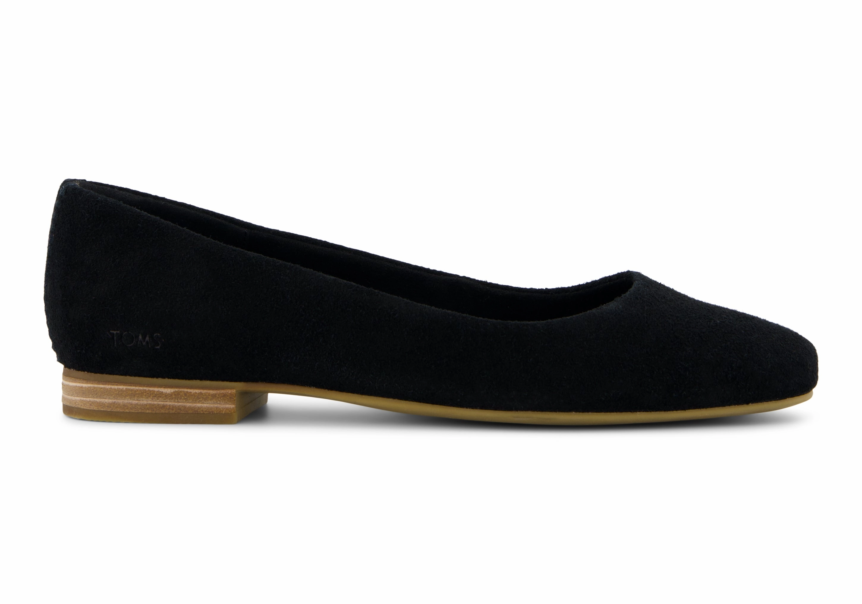 Easy Foot Comfort No Lace Briella Ballet Flat - Black Suede