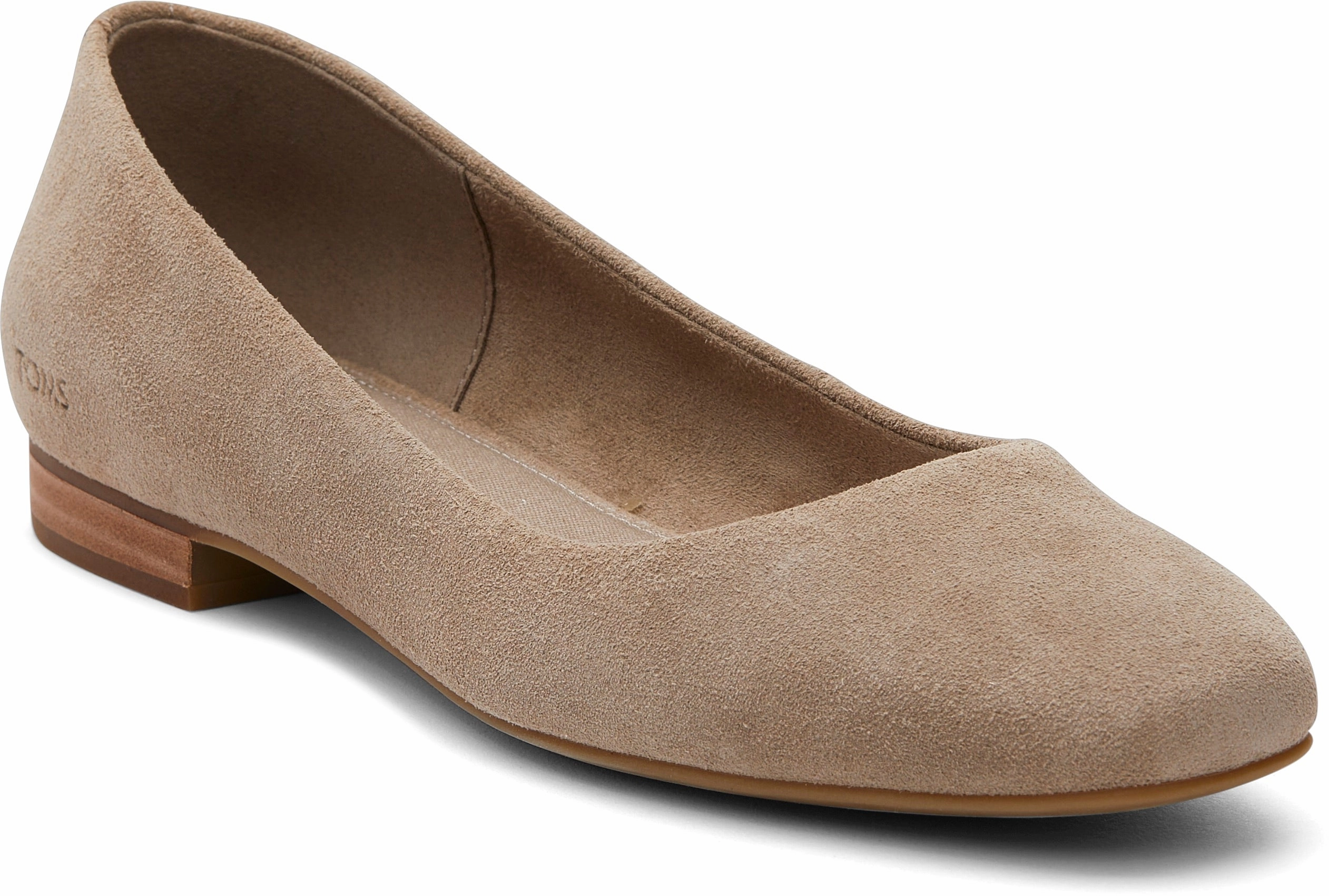 Briella Ballet Flat - Dune Suede Foot Free