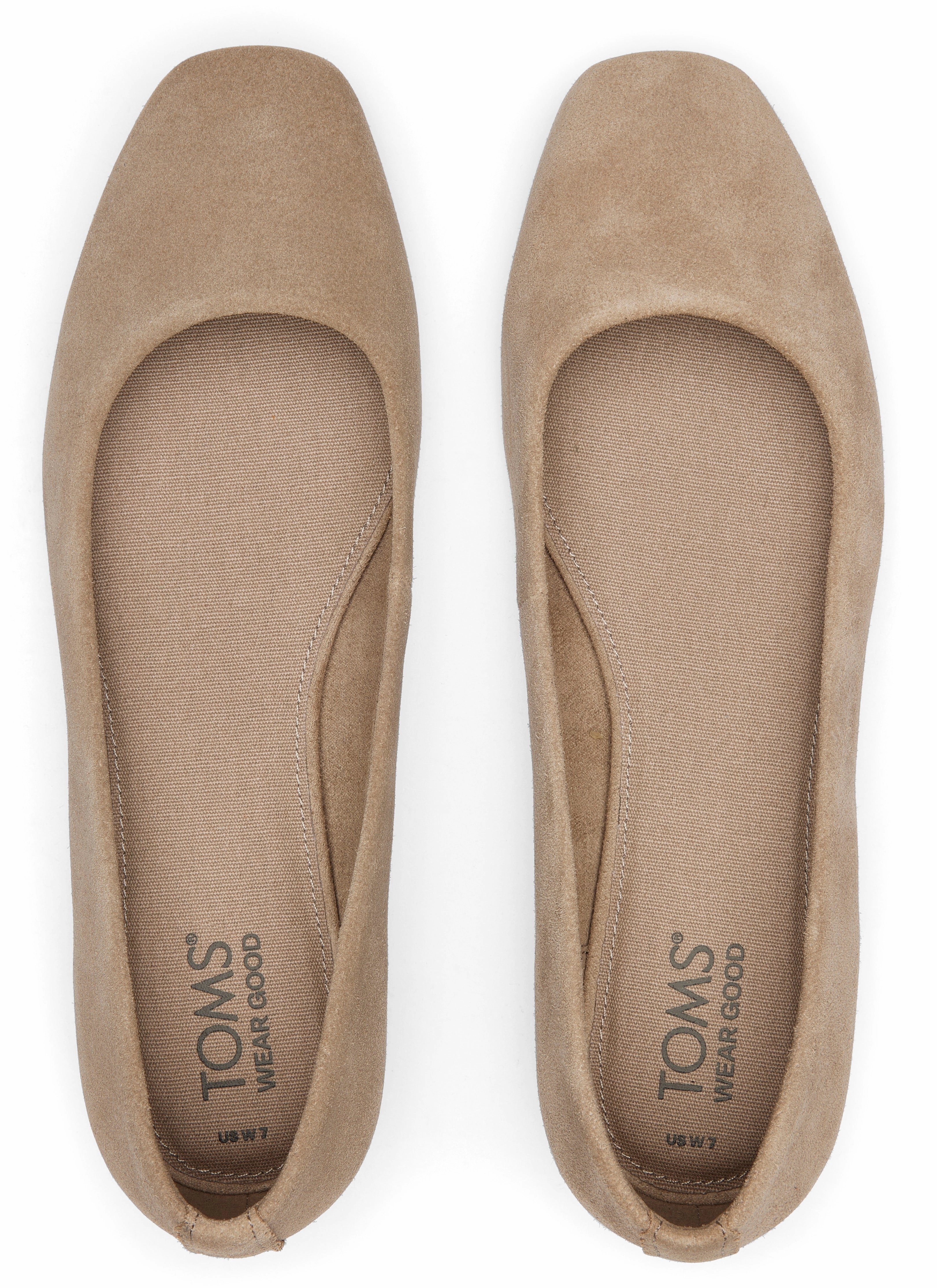 Walk Fit Briella Ballet Flat - Dune Suede