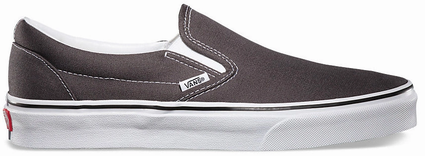 Vans Classic Slip-On Charcoal Buckle Fit Scandi Clean