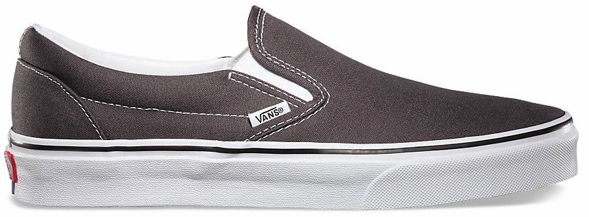 Vans Classic Slip-On Charcoal Buckle Fit Scandi Clean