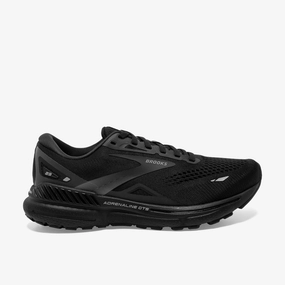 Walk Balance Ultimate Flex Brooks Men's Adrenaline GTS 23 Sneaker Black/Black/Ebony