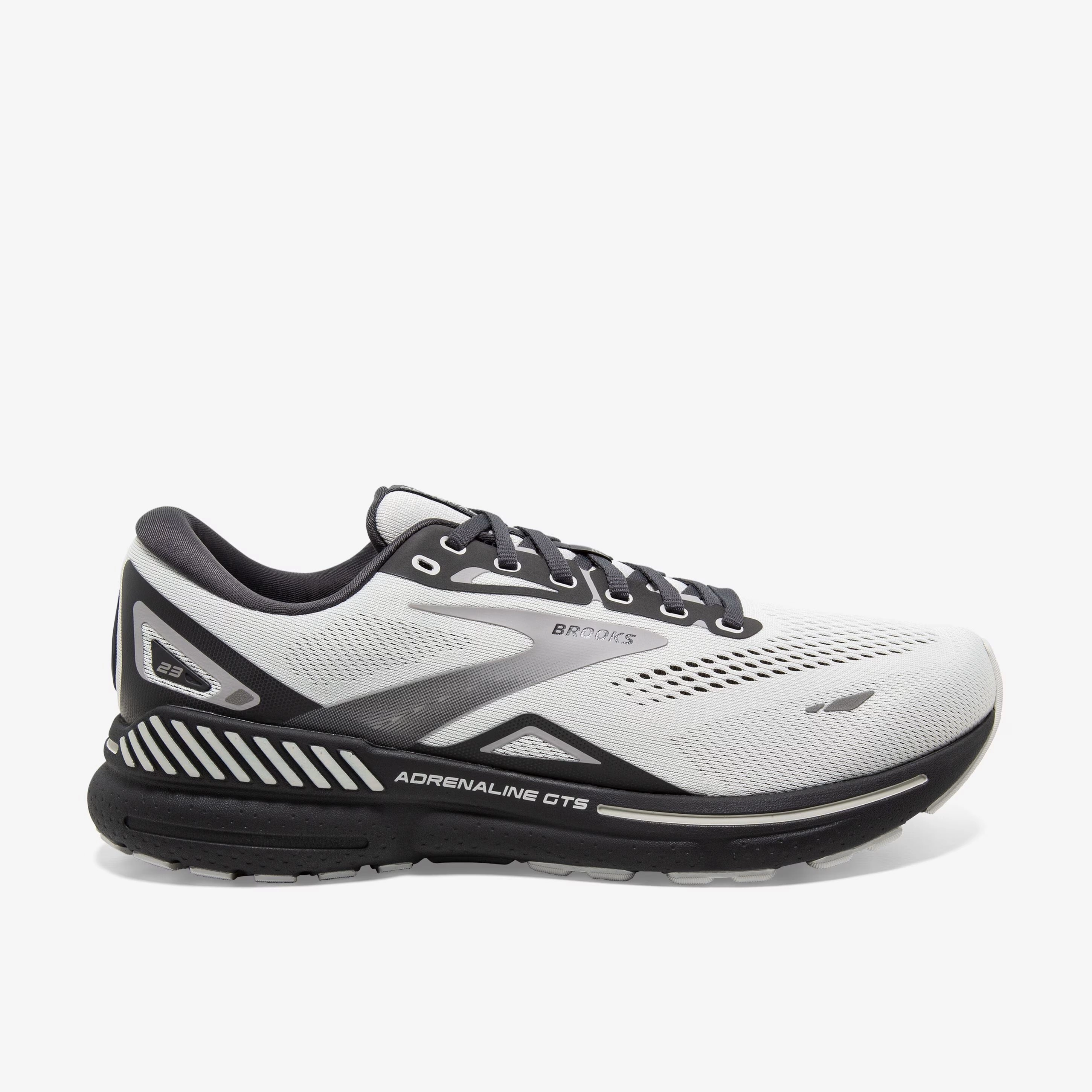 Sport Driven Brooks Men's Adrenaline GTS 23 Sneaker Oyster/Ebony/Alloy