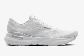 Brooks Women's Adrenaline GTS 24 Sneakers White/ Oyster/ Alloy Eco Friendly Dyeing Zip   Up