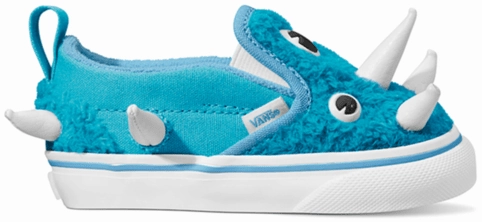 Vans Toddler V Monster Blue Atoll/True White Smart Fit
