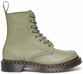 Dr. Martens 1460 Pascal Virginia Muted Olive Field Travel Soft Insole