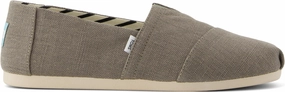 Island Vibe Men's Alpargata Classic - Vetiver Grey Canvas