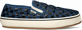 Vans Slip-Er Checkerboard Gibraltar Sea/Marshmallow Race day