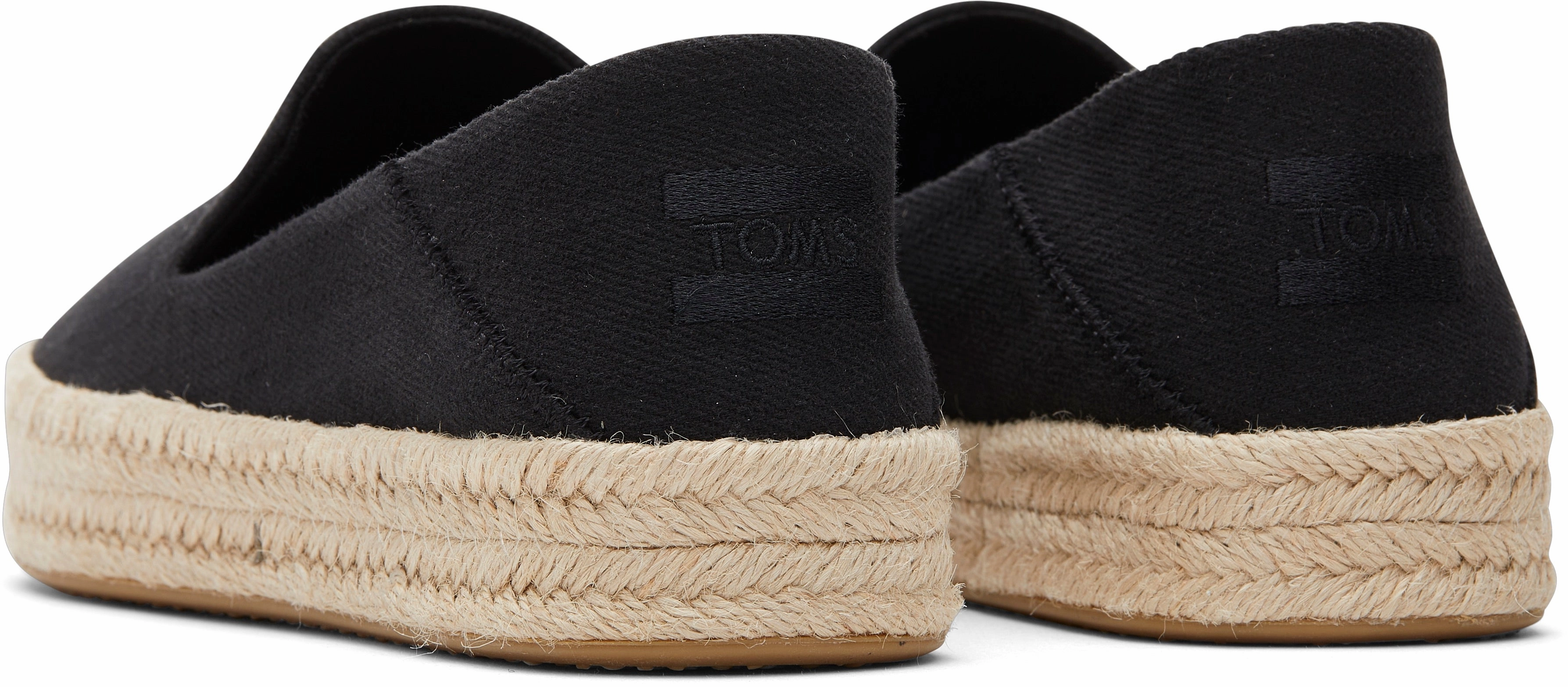 Carolina Espadrille - Black Twill Comfy Travel