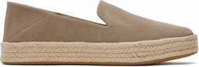Carolina Espadrille - Dune Suede Comfy Slip On
