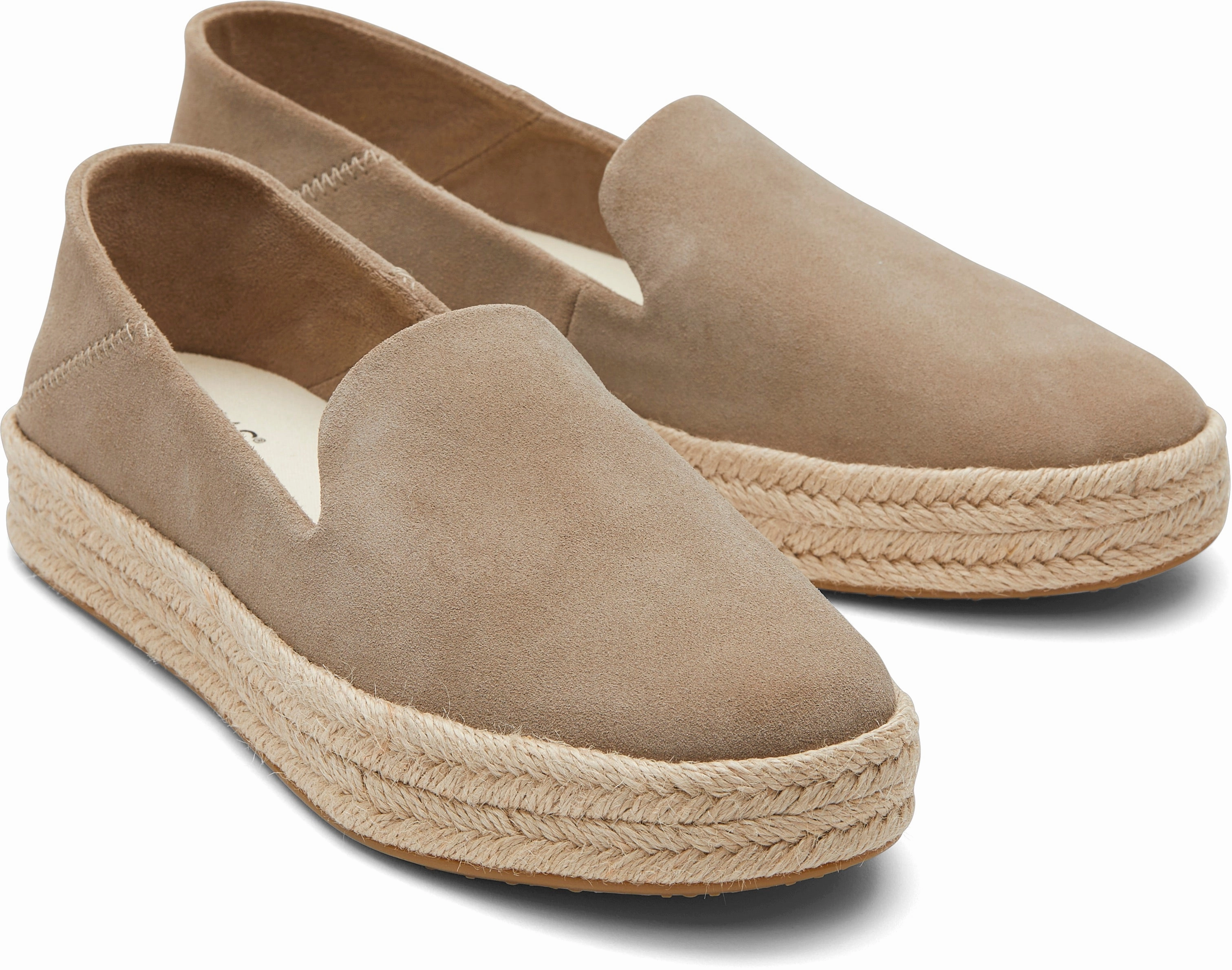 Carolina Espadrille - Dune Suede Instant Slip