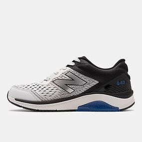 Travel Light High Traction New Balance Men's-Arctic Fox with Black and Team Royal-847v4