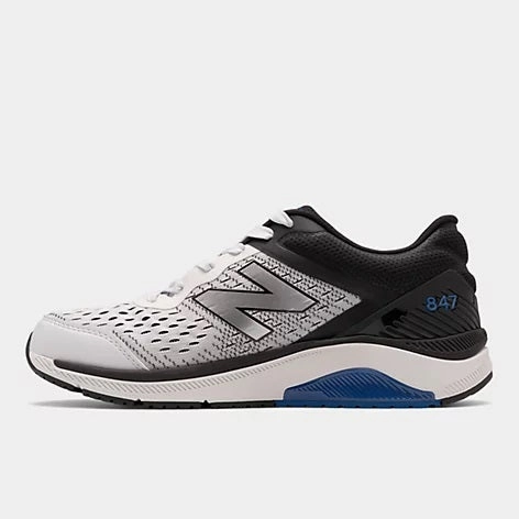 New Balance Men's-Arctic Fox with Black and Team Royal-847v4 All-day lining Reactive Propulsion