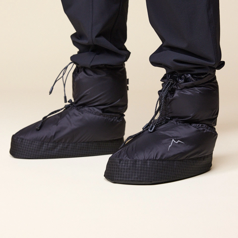 CAYL "Climb As You Love" - Down Booties - Black Stability Design Trail Comfort Fit