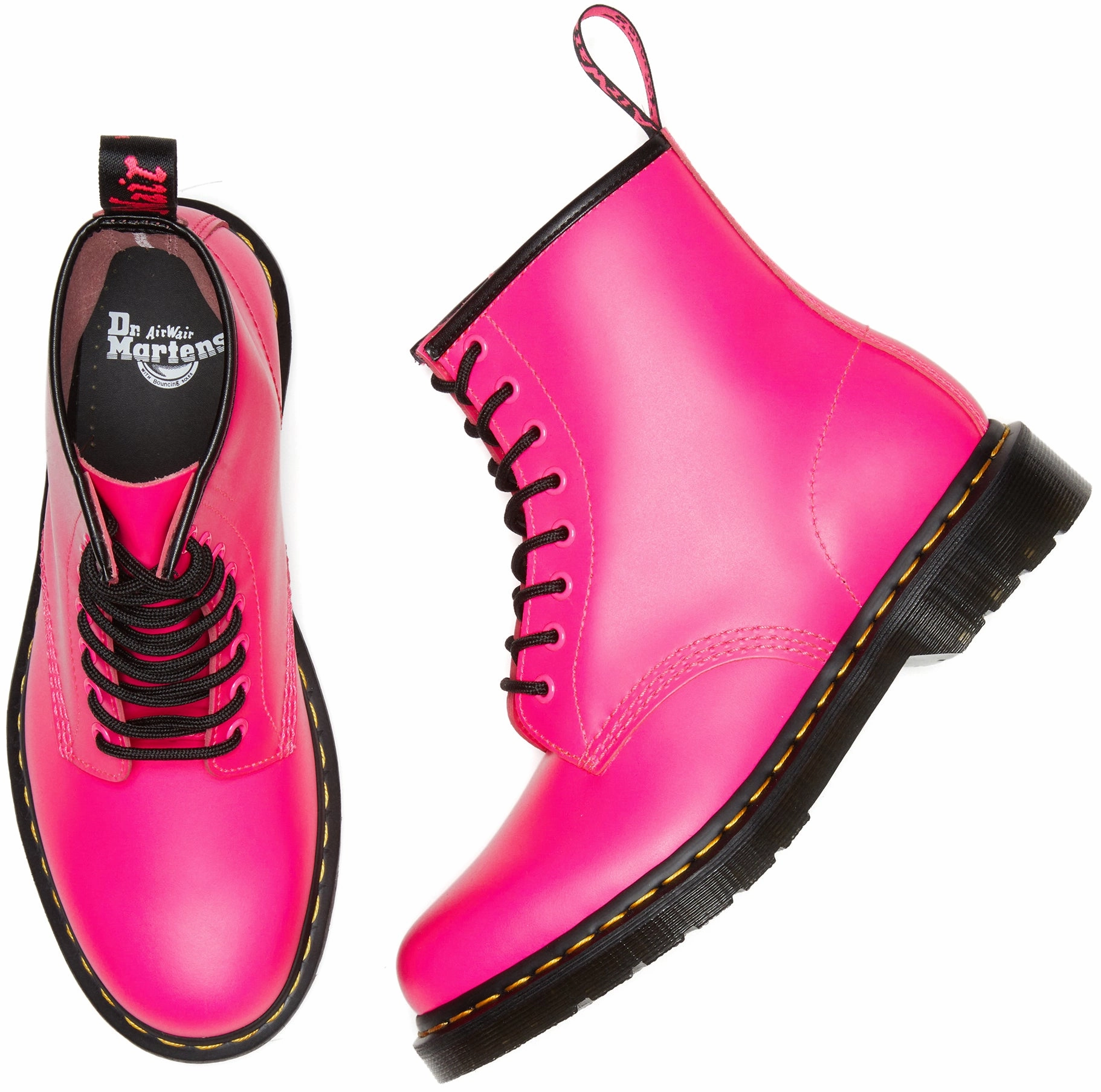 Dr Martens 1460 Clash Pink Smooth Performance Wear