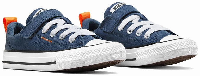Converse Kids Chuck Taylor All Star Malden Street Low Top Easy-On Navy/Pale Magma/White Cool kids' shoes