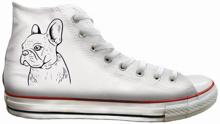 Baggins Original Hi top French Bulldog Comfort Step Gym