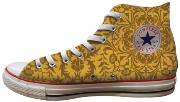 Long Walk Shine Bright Baggins Original Hi Top Morris Vine