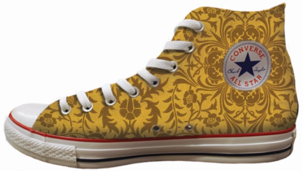 Long Walk Shine Bright Baggins Original Hi Top Morris Vine