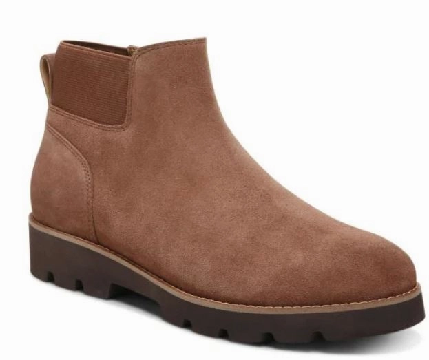 Walk Friendly Vionic Women's Brionie Boot Chestnut Suede