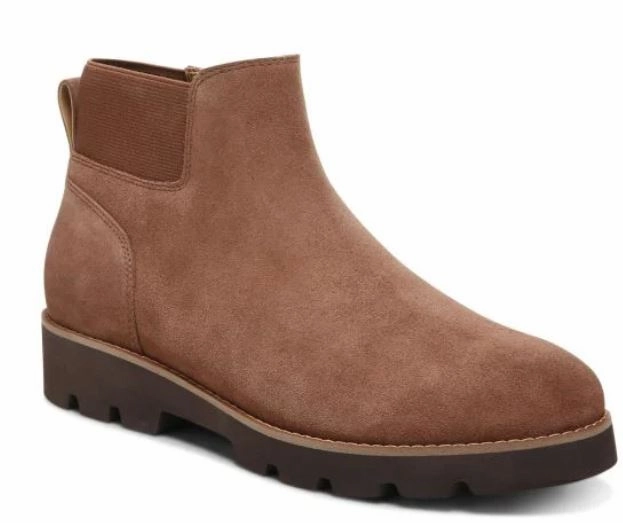 Walk Friendly Vionic Women's Brionie Boot Chestnut Suede