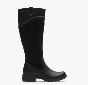 Cobb Hill Women's Brunswick Tall Boot - Waterproof black Airy Feel
