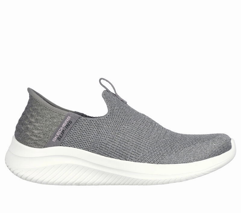 Sleek Wear Skechers Women's Slip-ins: Ultra Flex 3.0 - Gray Smooth Step