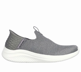 Skechers Women's Slip-ins: Ultra Flex 3.0 - Gray Smooth Step Customizable Fit Flexi Fit
