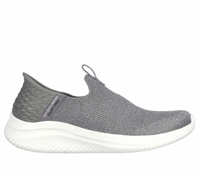 Skechers Women's Slip-ins: Ultra Flex 3.0 - Gray Smooth Step Customizable Fit Flexi Fit