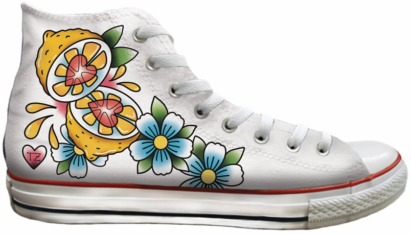 Baggins Original Hi Top Vic Lee Worth the Squeeze Mono Style