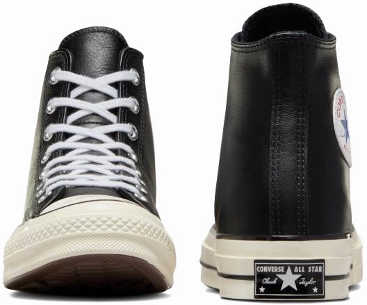 Converse Chuck Taylor All Star 1970s Hi Top Leather Black/White/Egret Street Cool Team Match