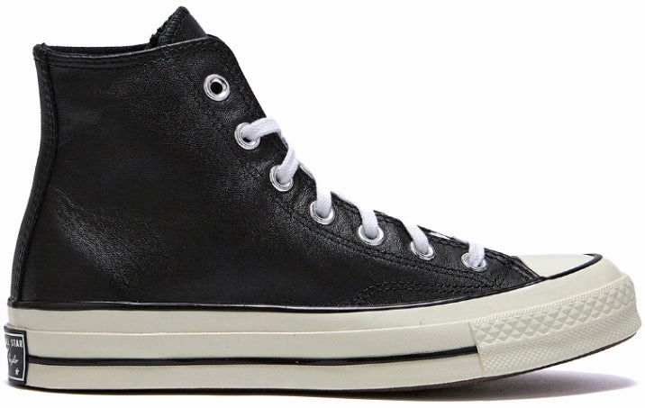 Converse Chuck Taylor All Star 1970s Hi Top Leather Black/White/Egret Hot Day Performance