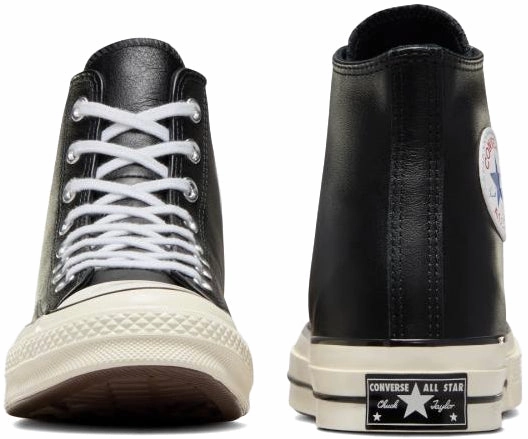 Converse Chuck Taylor All Star 1970s Hi Top Leather Black/White/Egret Street Cool Team Match