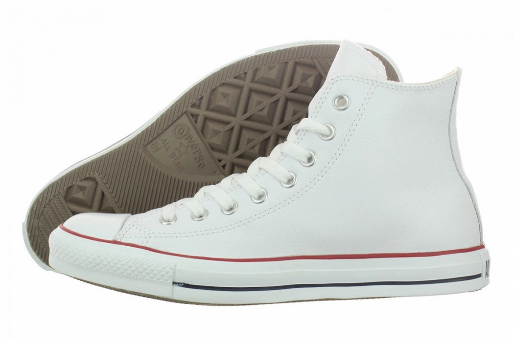 Chuck Taylor All Star Hi Top White Leather Soft Lining
