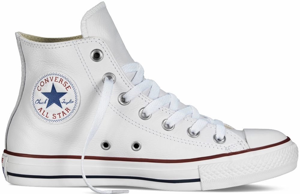 Chuck Taylor All Star Hi Top White Leather Desert Run