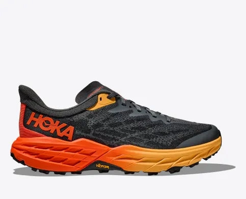 Tensile Weave Upper Hoka One One Mens Speedgoat 5 Castlerock/ Flame